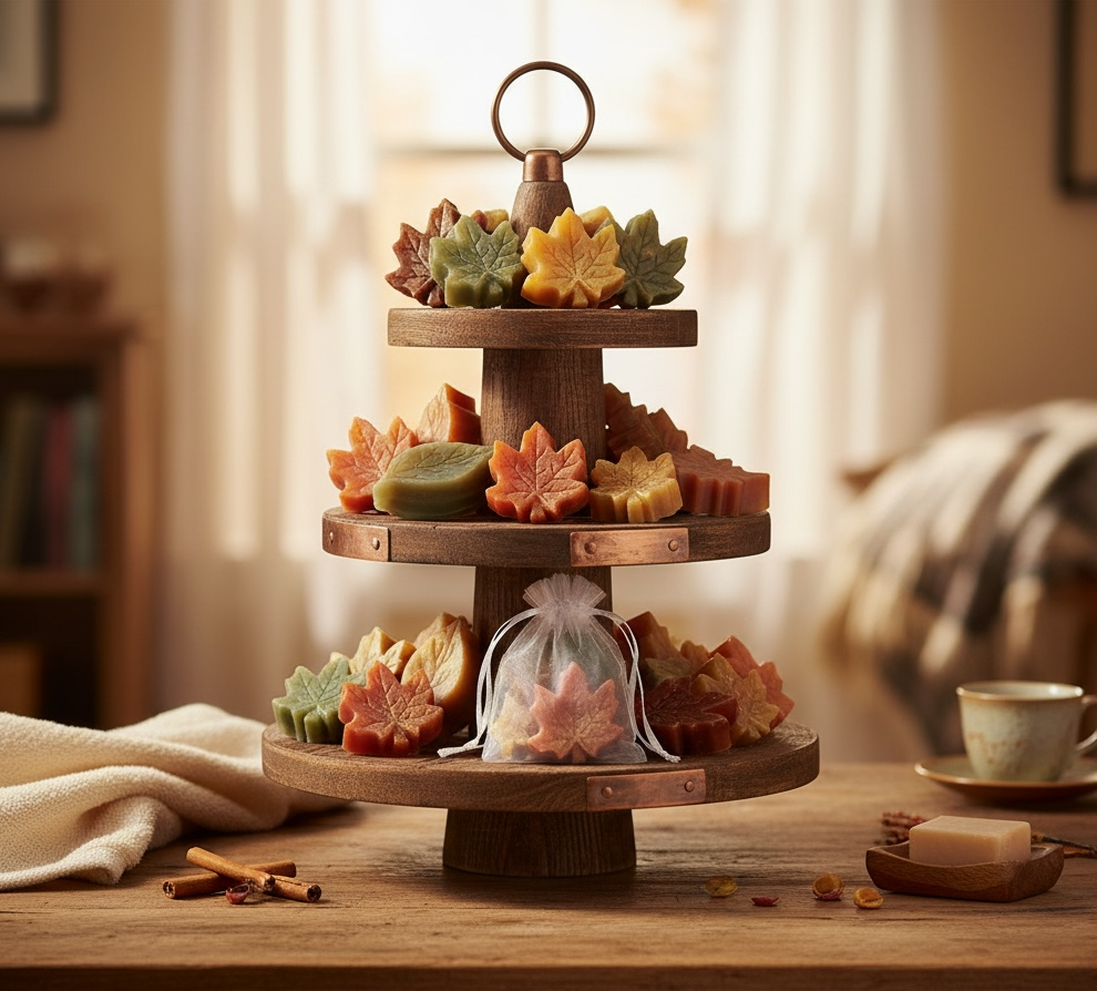 Fall Leaves Goat Milk Soap Set
