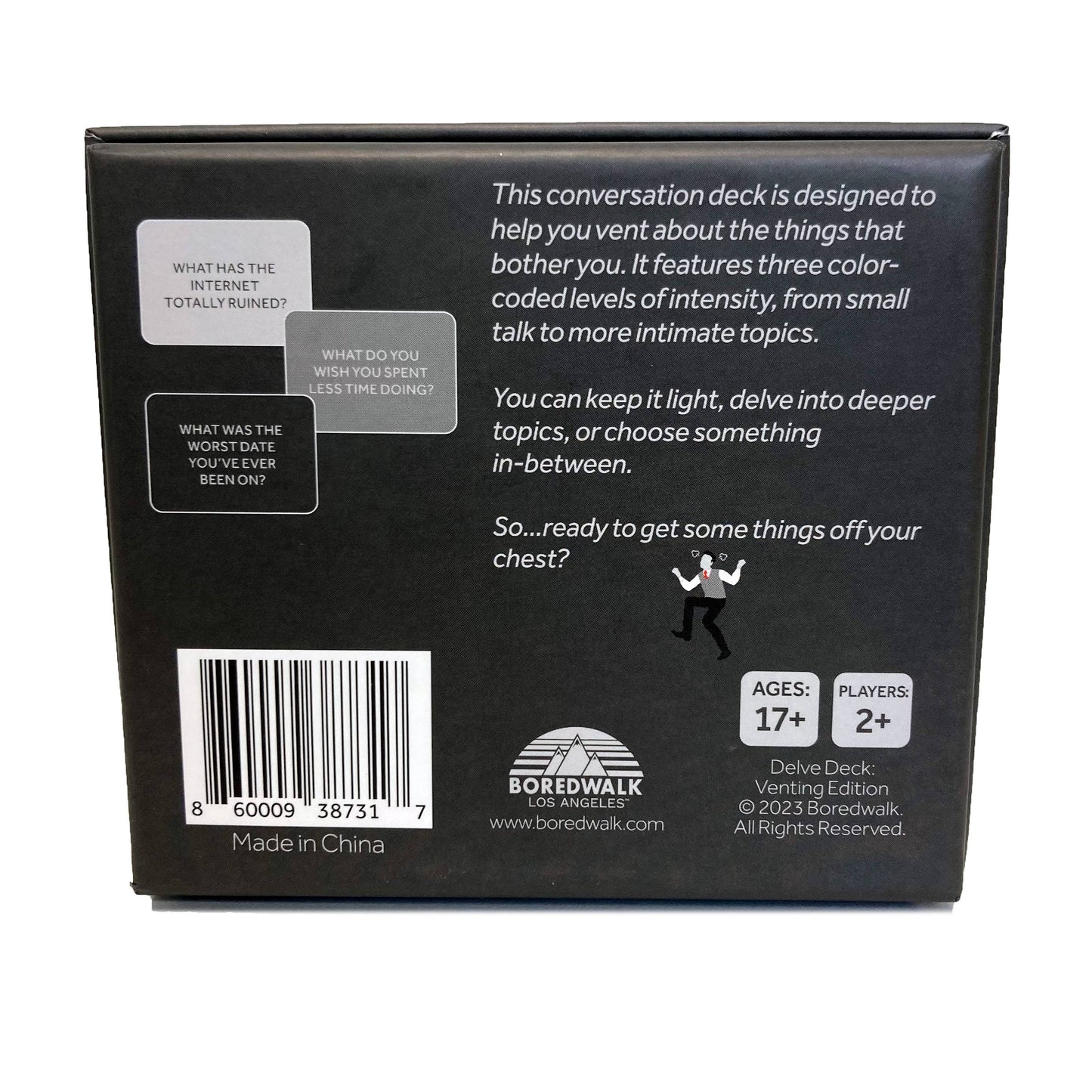 Delve Deck Conversation Cards - Venting Edition