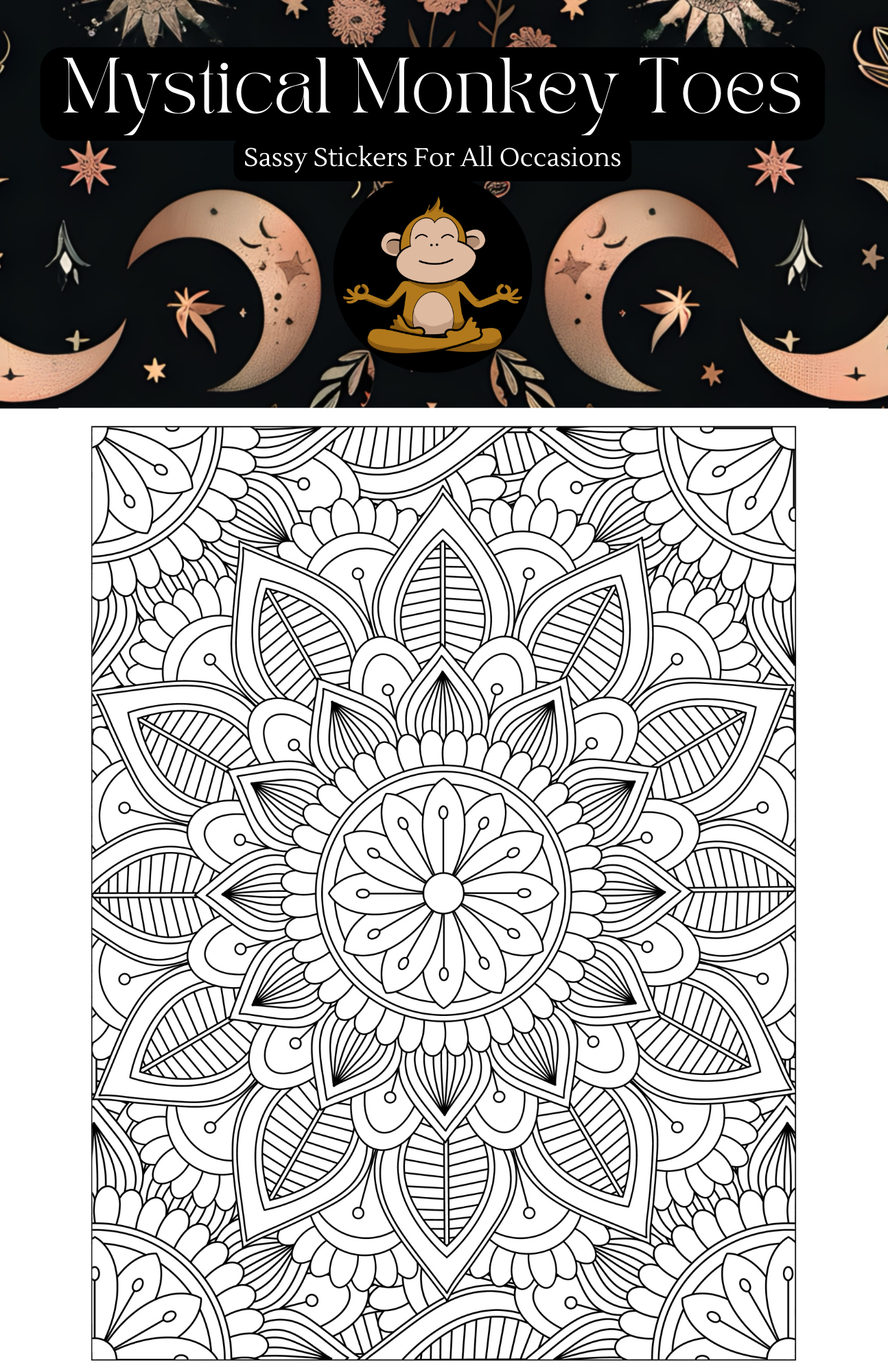Adult Coloring Sheets Mandala