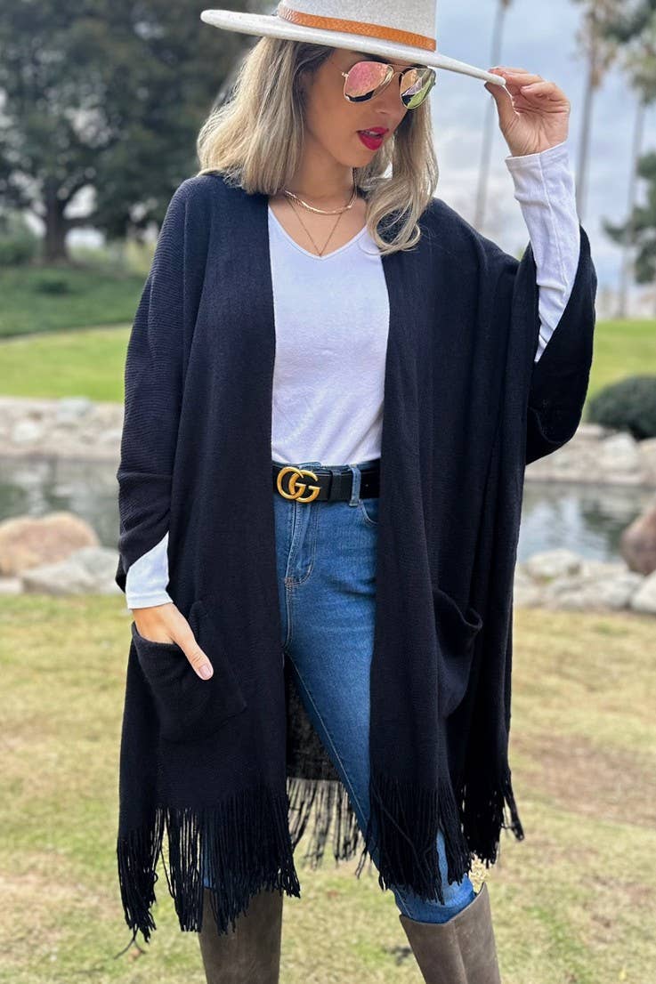 Soft Knit Ruana Cardigan