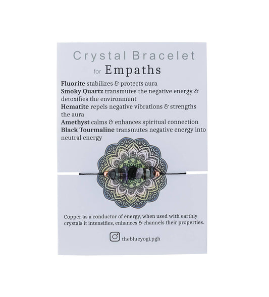 Empath Crystal & Copper Bracelet