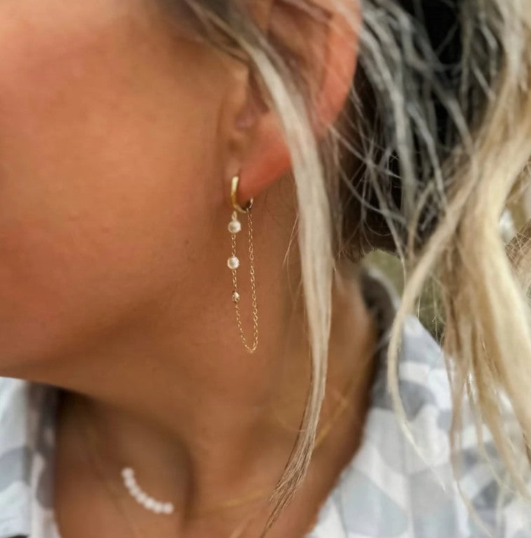 Cascade Hoop Earrings