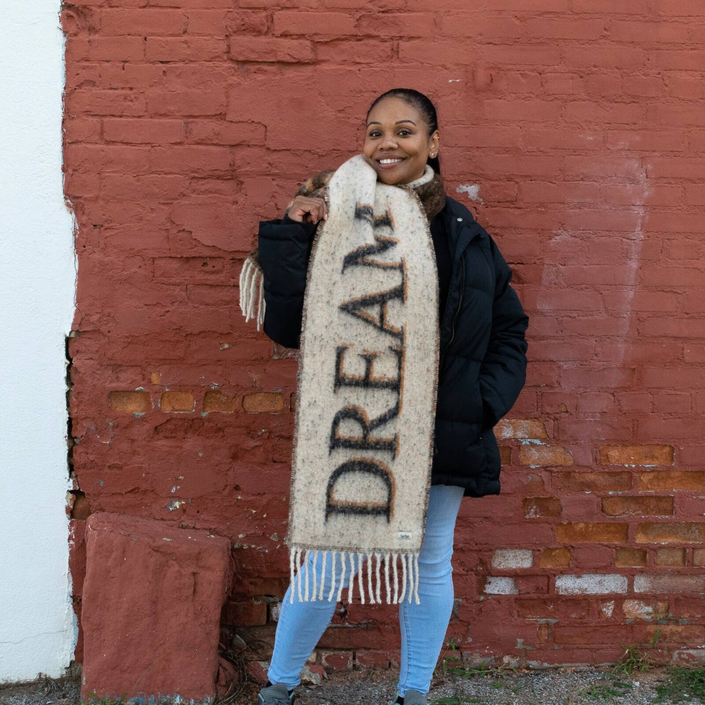 Oversized Inspirational Scarf