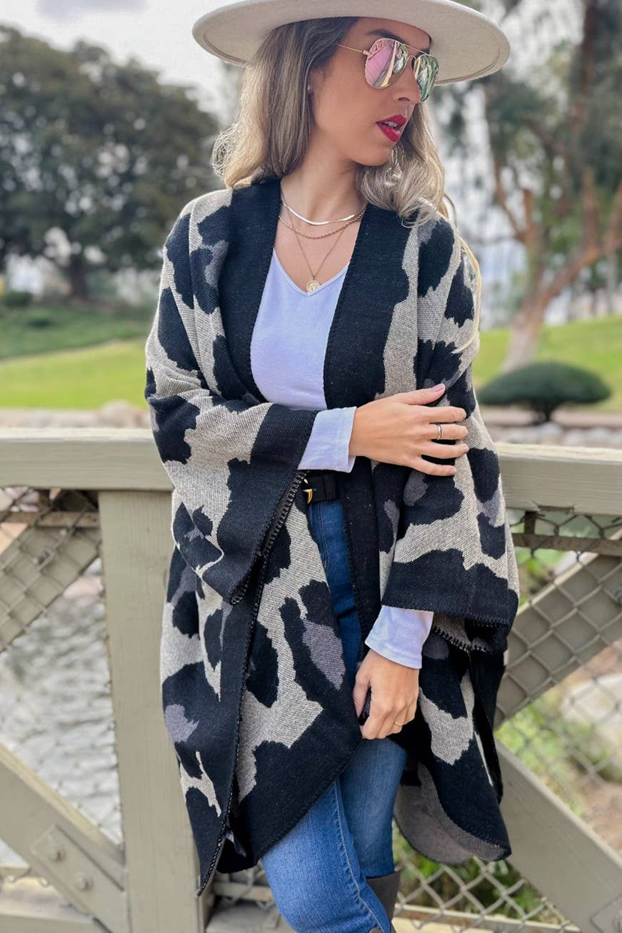 Leopard Kimono Cardigan