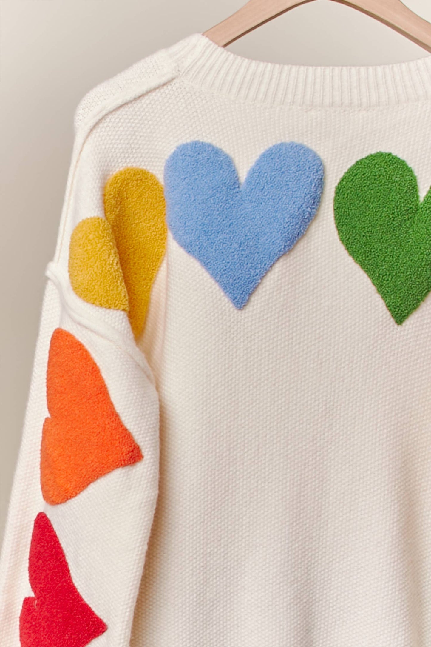 Hearts Oversized Cardigan