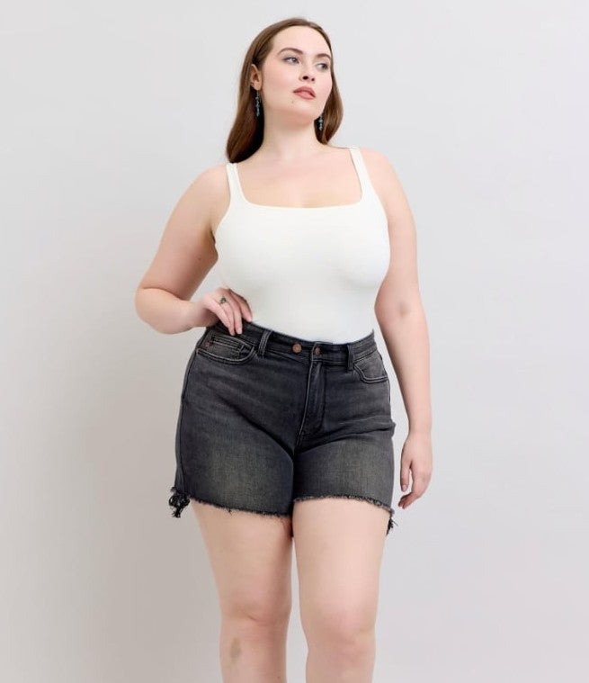 Judy Blue Faded Dad Shorts