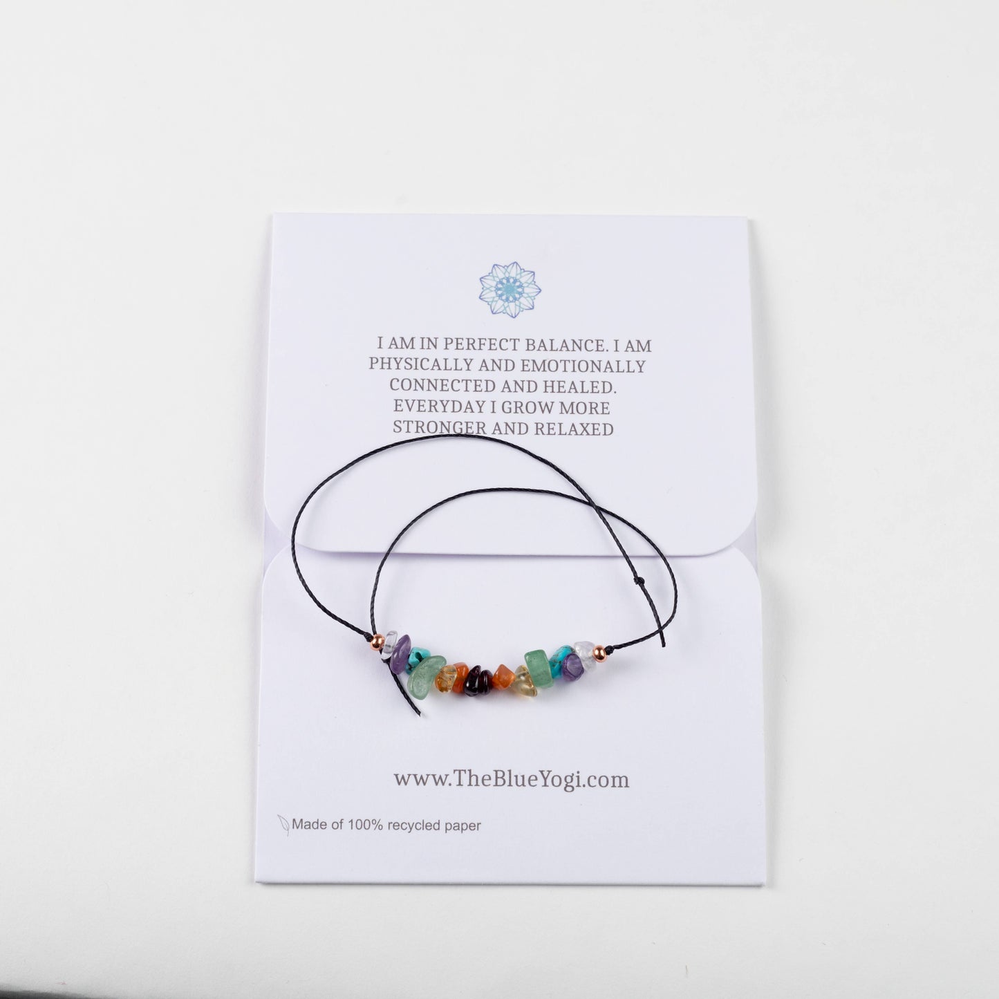 Chakra Balance Crystal & Copper Bracelet