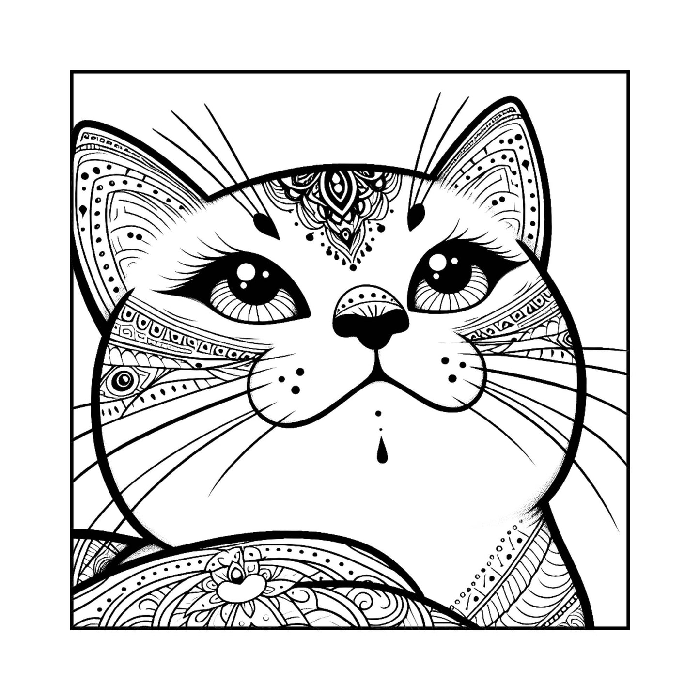 Cat Coloring Sheets