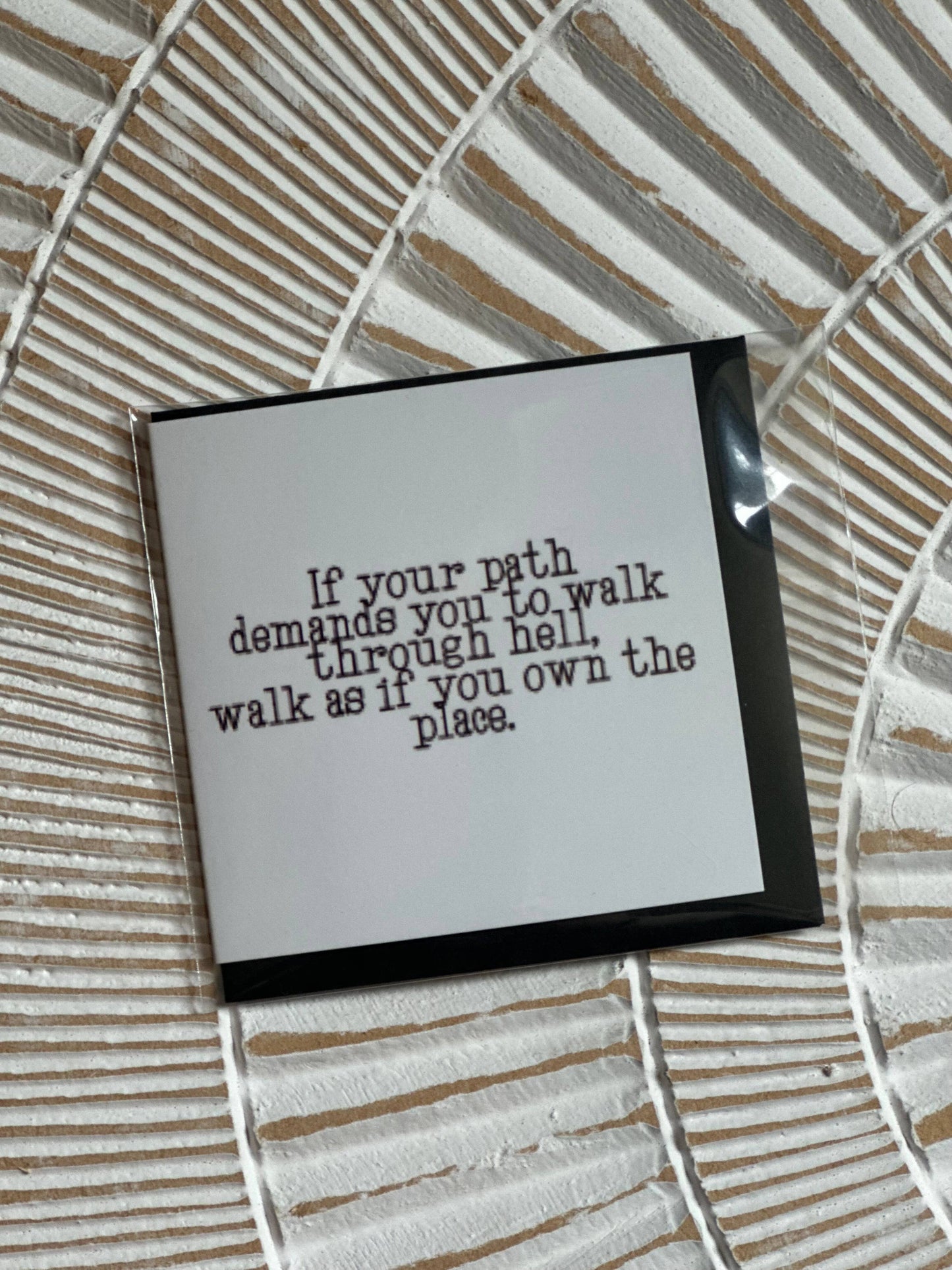 Mini Card “Own the Place”