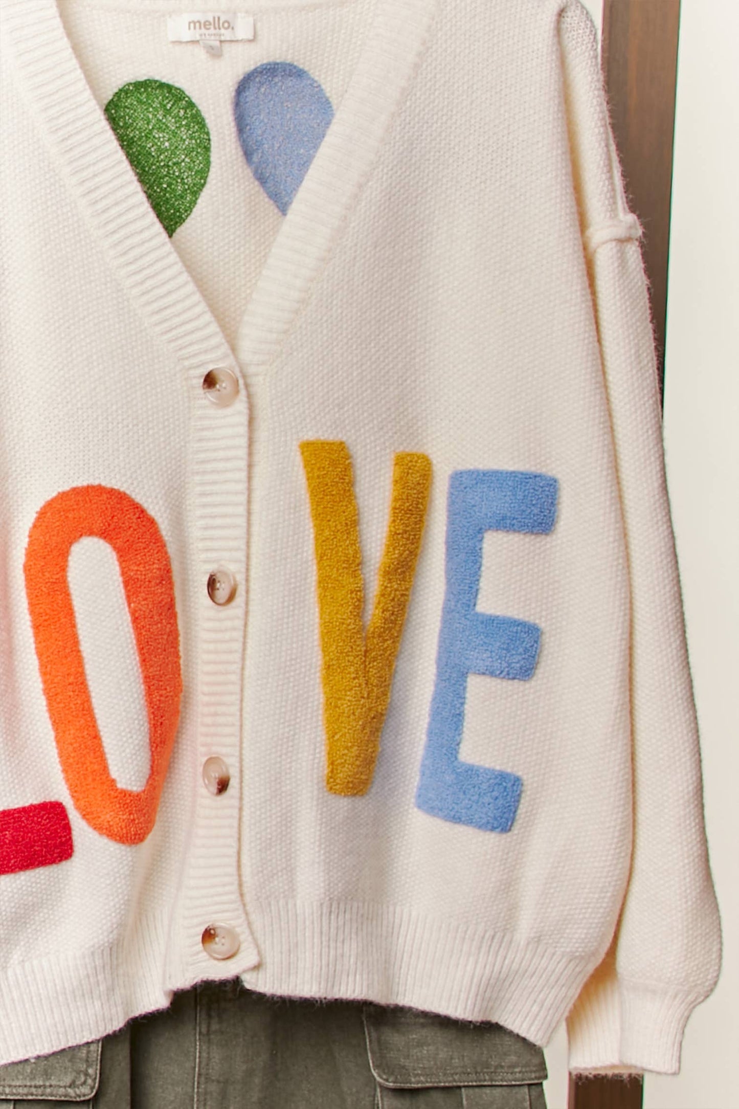 Hearts Oversized Cardigan