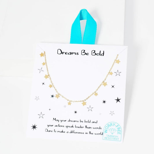 Dainty Necklace-Dreams Be Bold