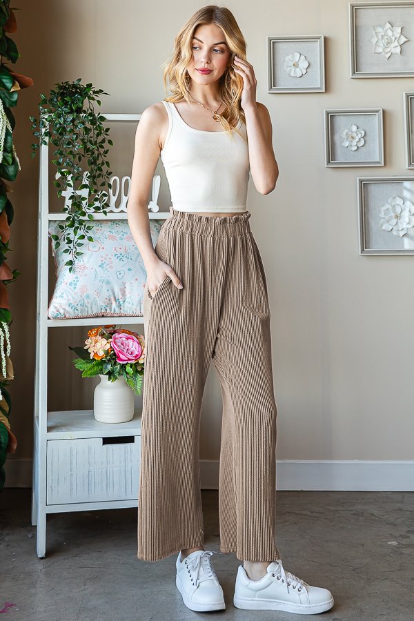 Urban Ribbed Ankle Pant