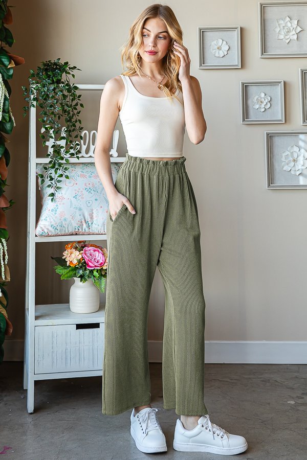 Urban Ribbed Ankle Pant
