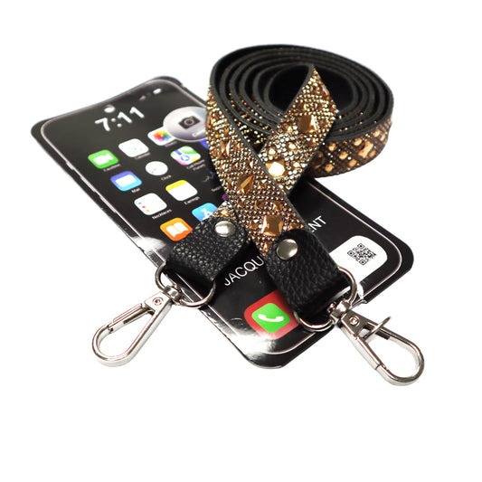 Jacqueline Kent Crossbody Lanyard Gold