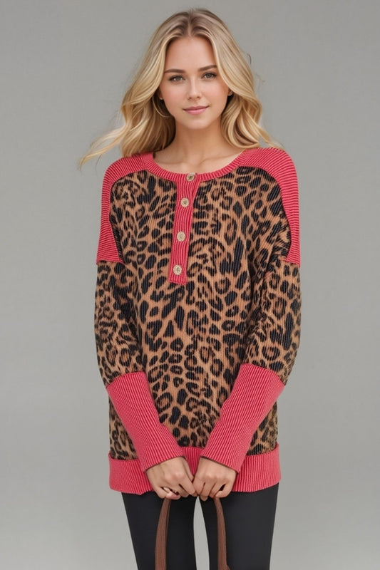 Red Hot Cheetah Top