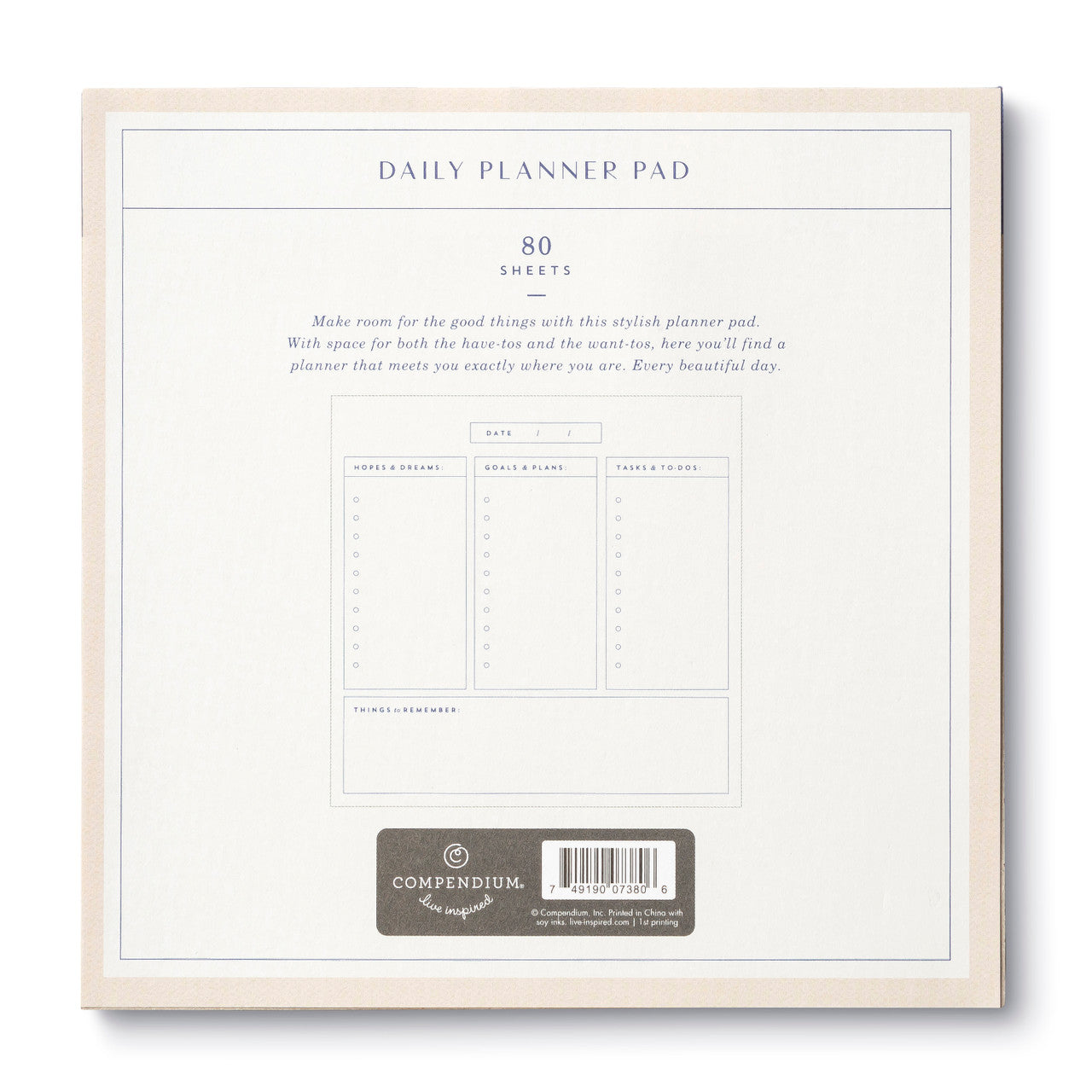 Say Yes To Everything You Love Daily Planner Pad