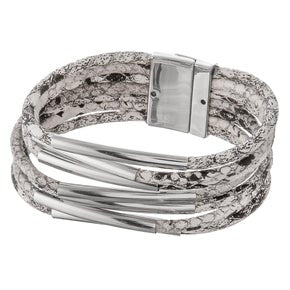 Multi-Strand Magnetic Snake Bracelet