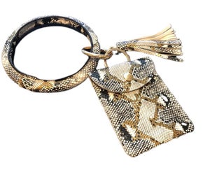 Cohutta Wood Snap Pocket Bangle Keychain