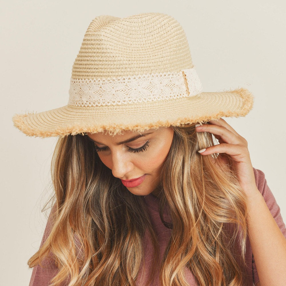 Frayed Edge Panama Hat