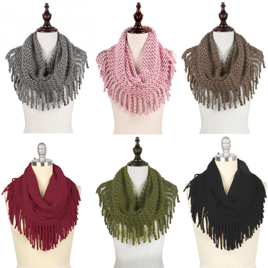 Fringe Cowl Scarf