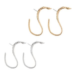 Arched Cobra Earring
