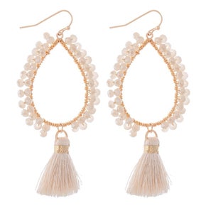 Beaded Tassel Earring
