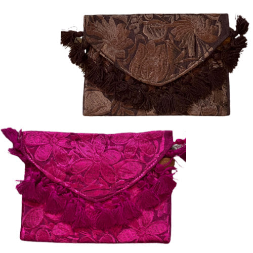 Embroidered Clutch