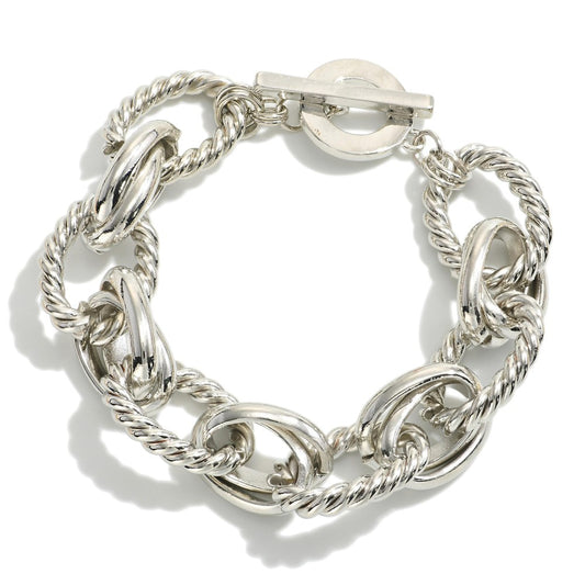 Chunky Link Toggle Bracelet