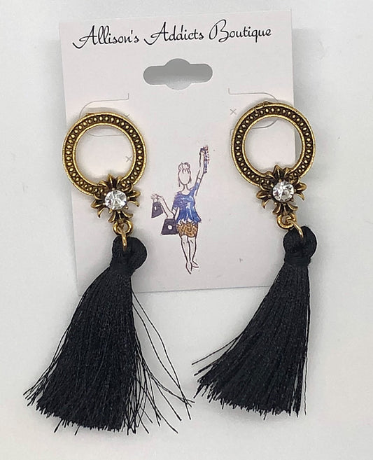 Infinity Fringe Earrings