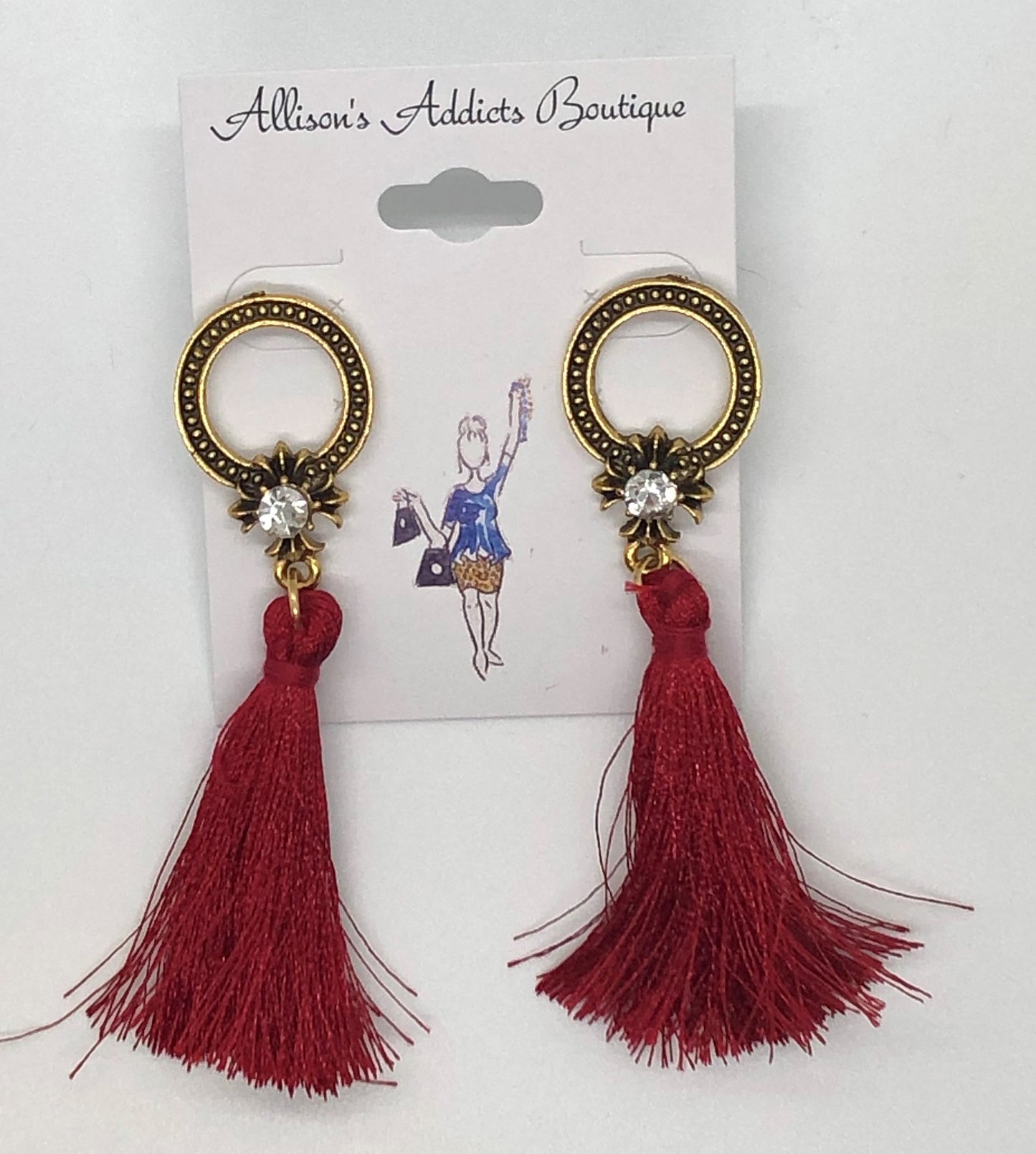 Infinity Fringe Earrings