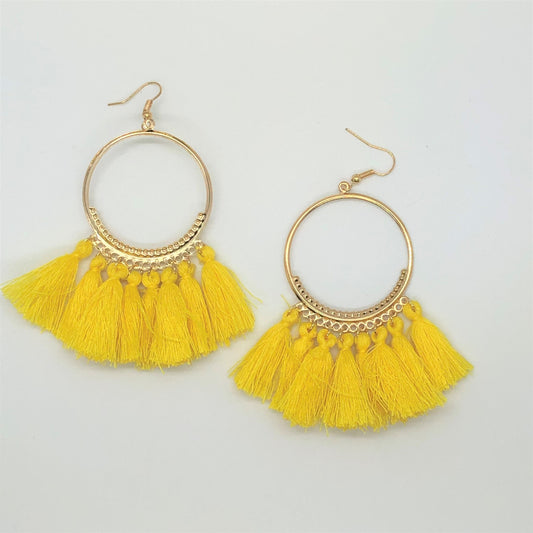 Eight is Enough Fringe Earrings