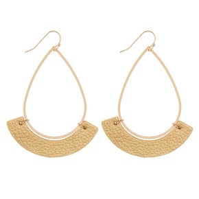 Snakeskin Teardrop Earrings