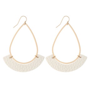 Snakeskin Teardrop Earrings