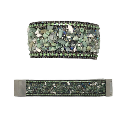 Multi Stone Cuff Bracelet