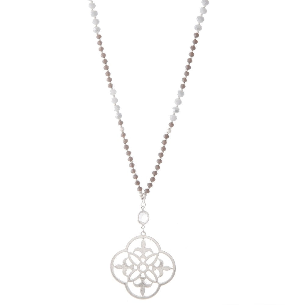 Semi Precious Sacred Geo Necklace