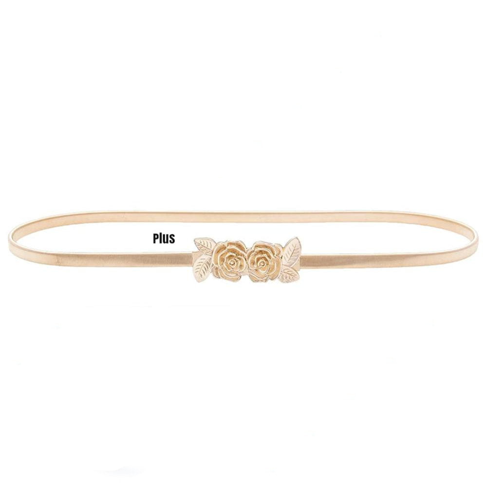Skinny Metal Stretch Belts