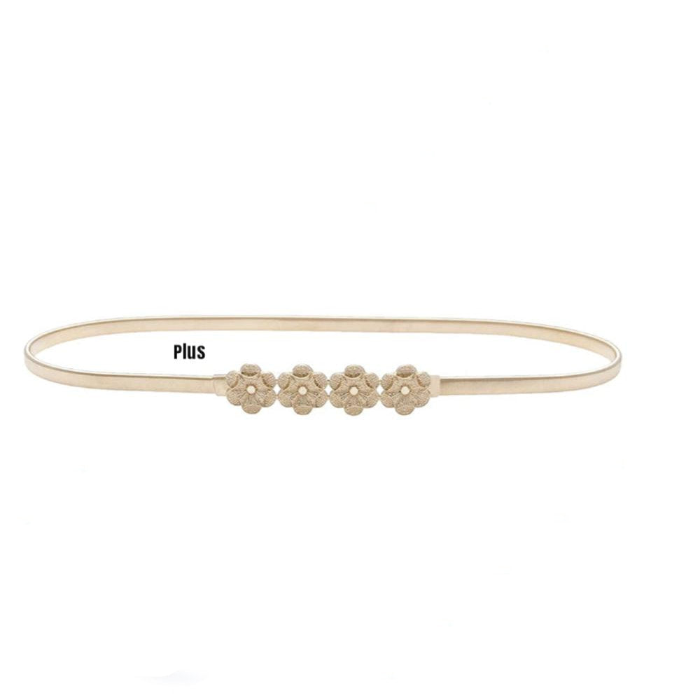 Skinny Metal Stretch Belts